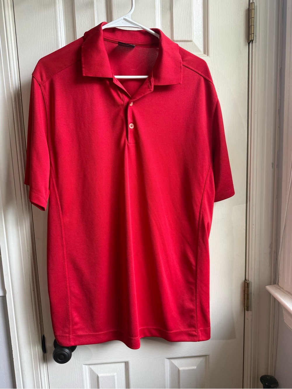 Nike Red Men's Polo Shirt - Short Sleeve Performance